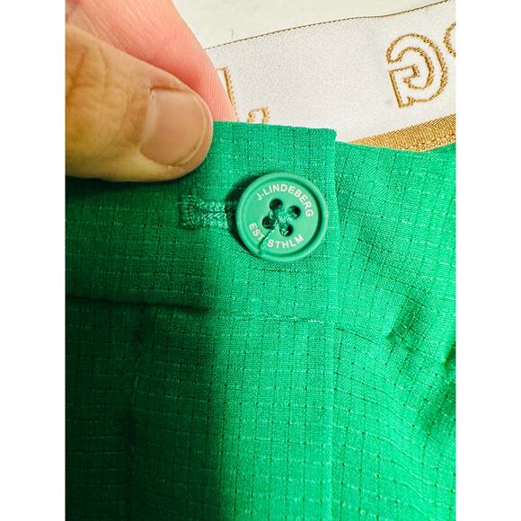 J. LINDEBERG Eleonora Green Branded Mid-Rise Elastic Waist Golf Pants Size 26 - Picture 6 of 12